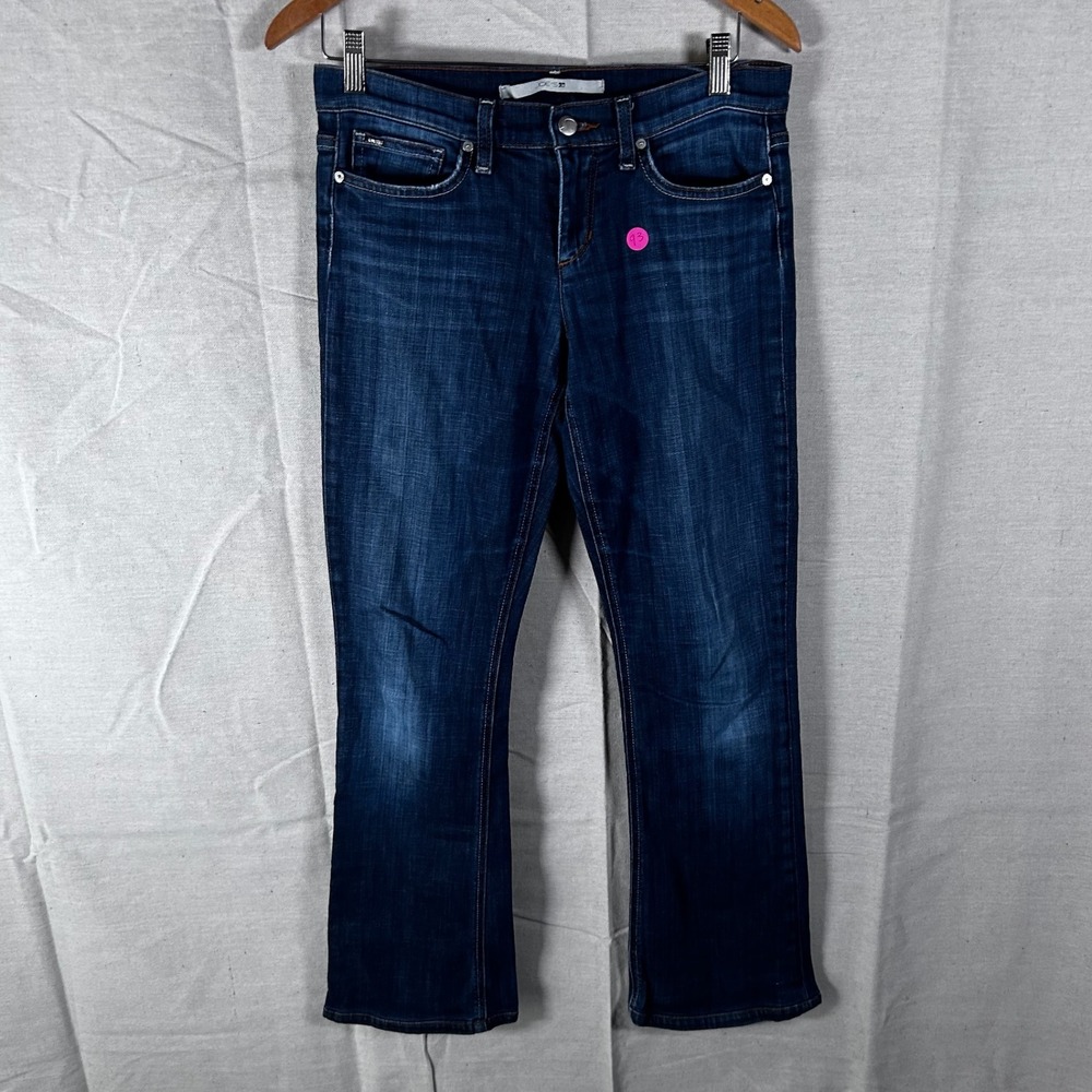 Joes Jeans The Rocker Bootcut Jeans Womens‎ 28 Dark Wash Blue Stretch Denim